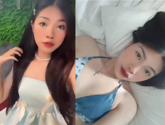 Gái xinh vú đẹp bị chịch cho không khép được háng khi em nằm ngửa hai chân giơ cao. Em gái xinh vú đẹp cong người đón cặc to nhấp mạnh bạo, lồn múp ướt nhẹp tuôn nước dâm, háng em há toang không khép được, em rên la dâm đãng khoái lạc.
