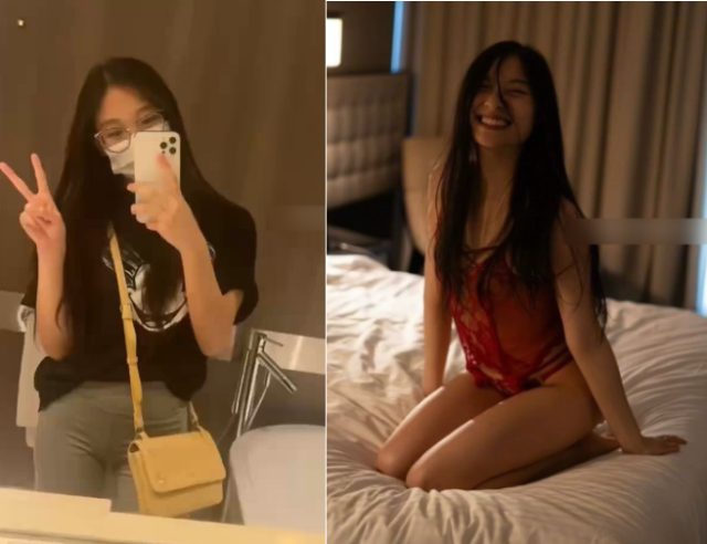 Genz đi khách quay clip làm kỷ niệm khiến em vừa xấu hổ vừa sướng. Em sinh viên quỳ gối bú cu khách sâu họng trong khách sạn, lồn múp ướt nhẹp bị khách nhấp mạnh bạo, em rên la dâm đãng trong khi tự quay clip làm kỷ niệm.