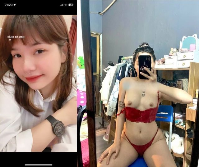 Sinh viên sang phòng bạn trai để thỏa cơn nứng khi em vừa bước vào đã kéo anh ra giường. Em cởi hết đồ, nằm ngửa dang chân rồi nói “Em nứng lắm rồi… chịch em đi”, anh nhét cu vào lồn múp ướt át và dập mạnh ngay lập tức.