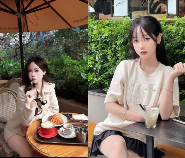 Sugar baby còn đang là sinh viên quỳ doggy cong mông cao trên giường. Lồn múp căng bóng rung rẩy theo nhịp dập mạnh bạo khiến nước dâm phun ra thành tia.