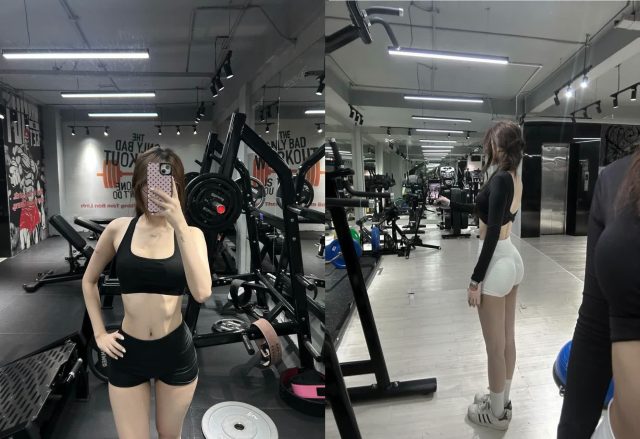 Xem sex some em gymer mông đit căng khi hai anh thay phiên nện em. Em quỳ doggy, mông đít căng bóng nhờ tập gym, một người đụ từ sau trong lúc người kia để em bú cu, em rên la vì bị chịch tập thể.